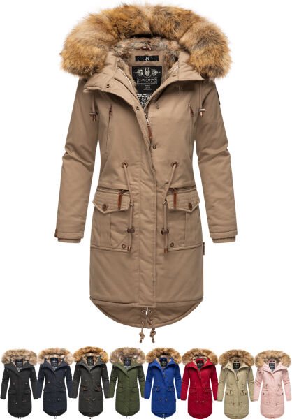 Navahoo Navahoo Rosinchen Damen Winterjacke mit Kapuze 50% Rabatt mit kostenlosem Versand