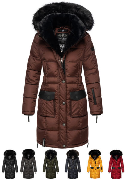 Navahoo Navahoo Sinja Damen Winter Parka Jacke mit Kapuze Auslauf