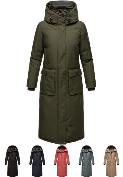 Navahoo Navahoo Wolkenfrost lange Damen Winterjacke Kostenloser Versand