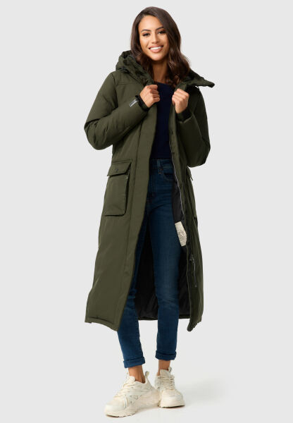 Navahoo Navahoo Wolkenfrost lange Damen Winterjacke Kostenloser Versand
