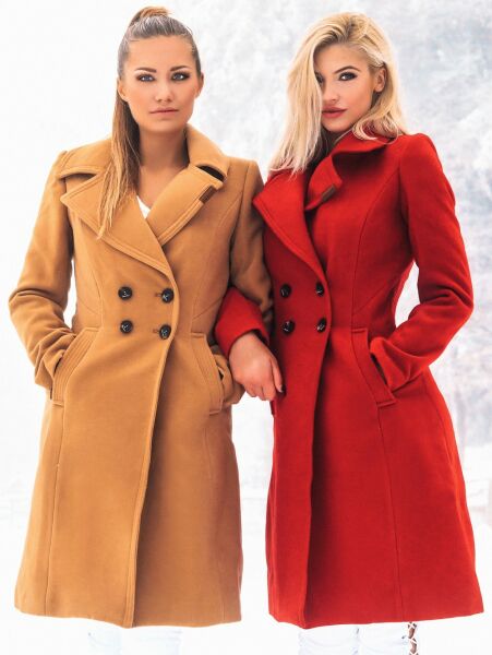 Navahoo Navahoo Wooly Damen Trenchcoat Winter Mantel Limitierter Zeitrabatt