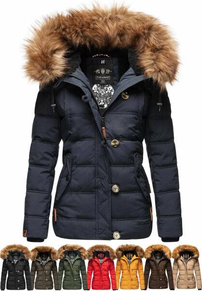 Navahoo Navahoo Zoja Damen gespteppte Jacke mit Teddyfell Rabatt