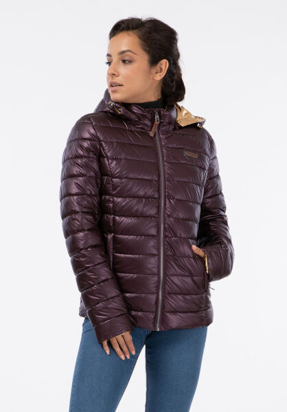 Navahoo Navahoo Aurelianaa Damen glänzende Steppjacke Begrenztes Angebot