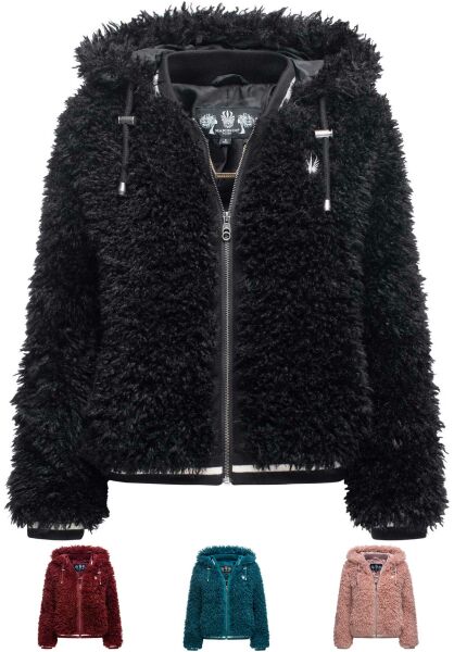 Navahoo Puderzuckerwölkchen Damen Felljacke Super Sparpreis