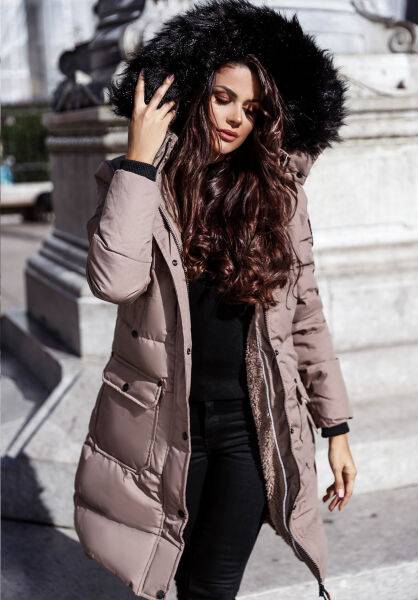 Navahoo Navahoo Cosimaa Damen Parka Winterjacke mit Regenschirm und Tragetasche Kostenlose Rückgabe