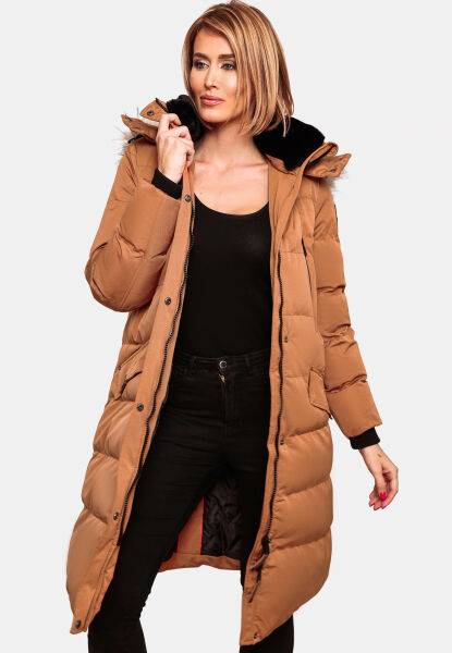 Navahoo Navahoo Fahmiyaa Damen lange Winterjacke mit Kapuze Begrenzte Freigabe