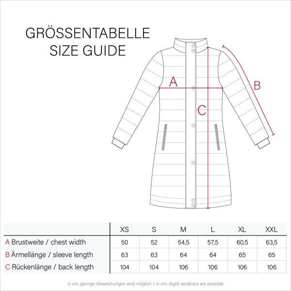 Navahoo Navahoo Fahmiyaa Damen lange Winterjacke mit Kapuze Begrenzte Freigabe