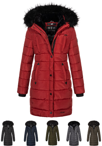 Navahoo Navahoo Lotusblüte Princess Damen lange Winter Steppjacke Neueste Stile