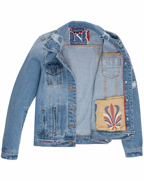 Navahoo Navahoo Pamuyaa Damen Jeans Jacke Letzte 2 Tage