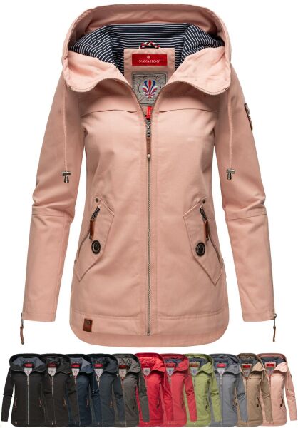 Navahoo Navahoo Wekoo Damen Übergangsjacke mit Kapuze Letzter Tag