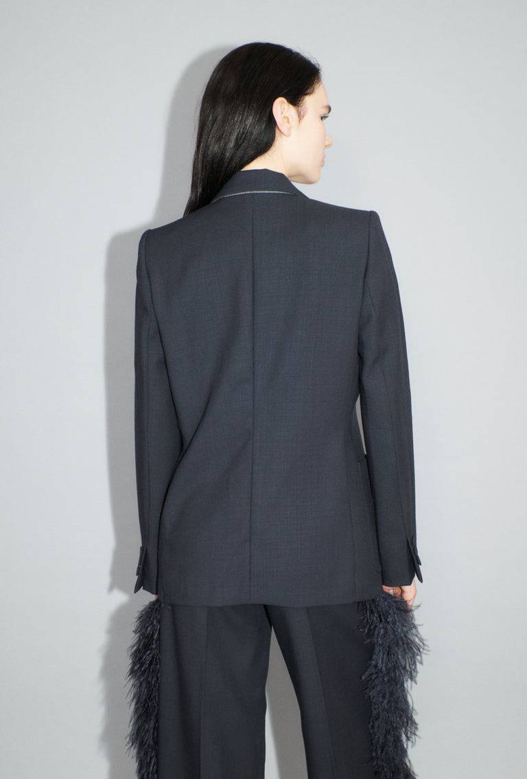 Odeeh Struct. Tropical Blazer, Slate Black Friday Preise