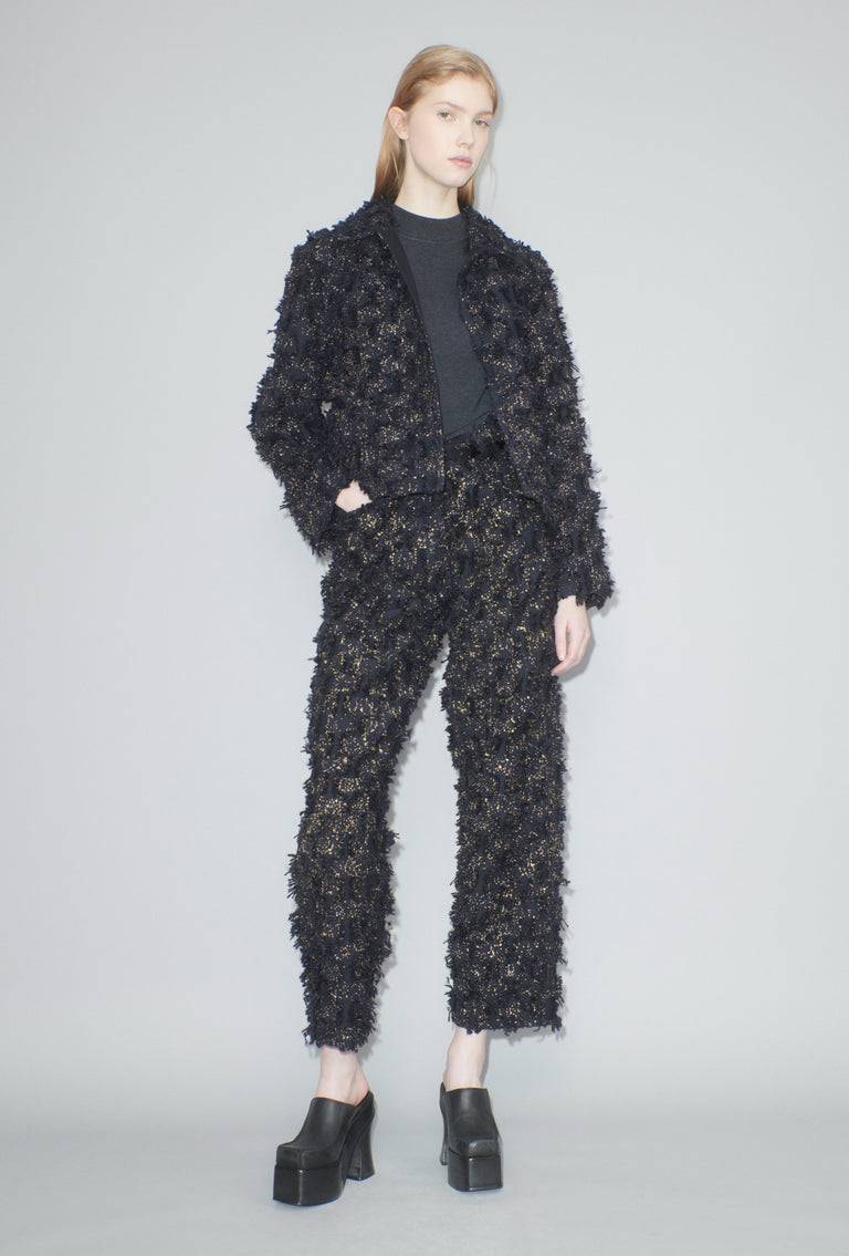Odeeh Gold Sprinkled Fringes Jacke, Midnight 2025