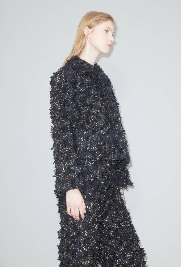 Odeeh Gold Sprinkled Fringes Jacke, Midnight 2025