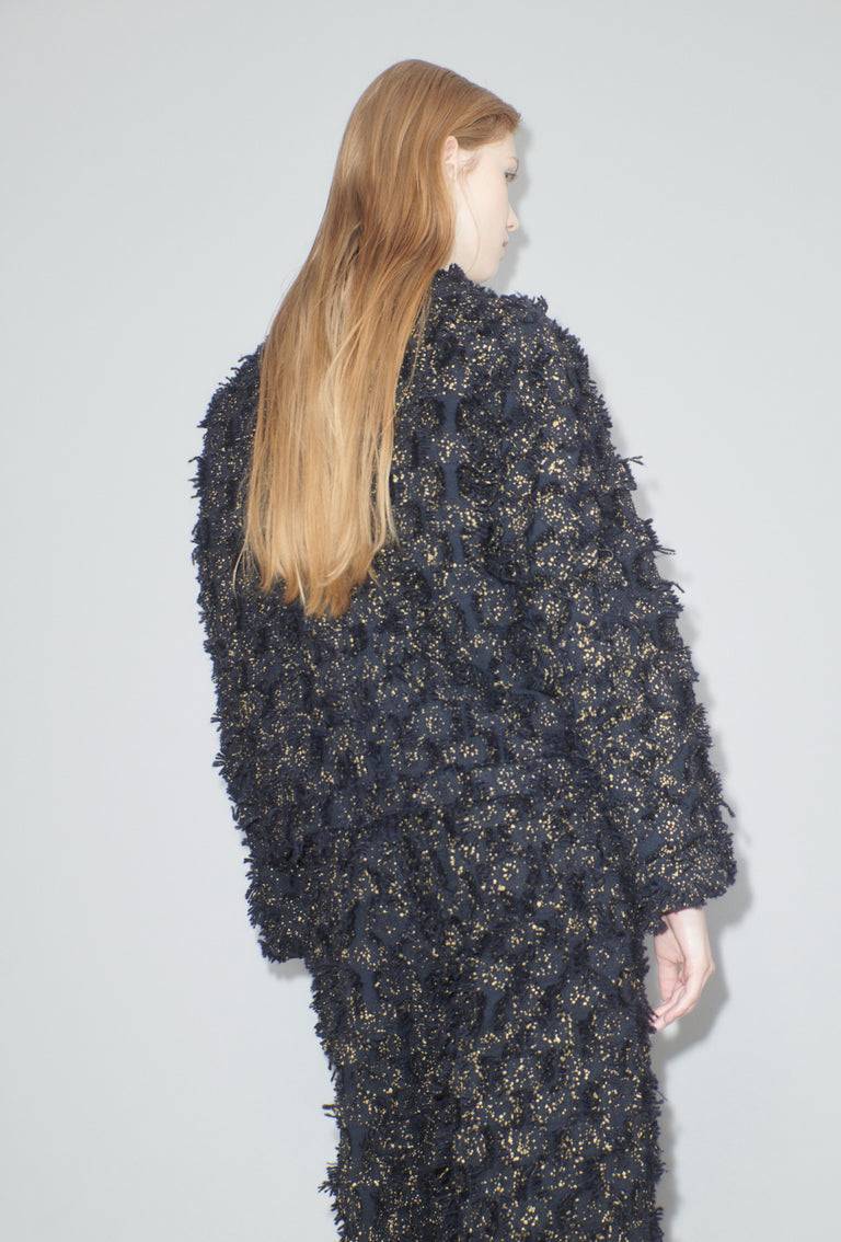 Odeeh Gold Sprinkled Fringes Jacke, Midnight 2025