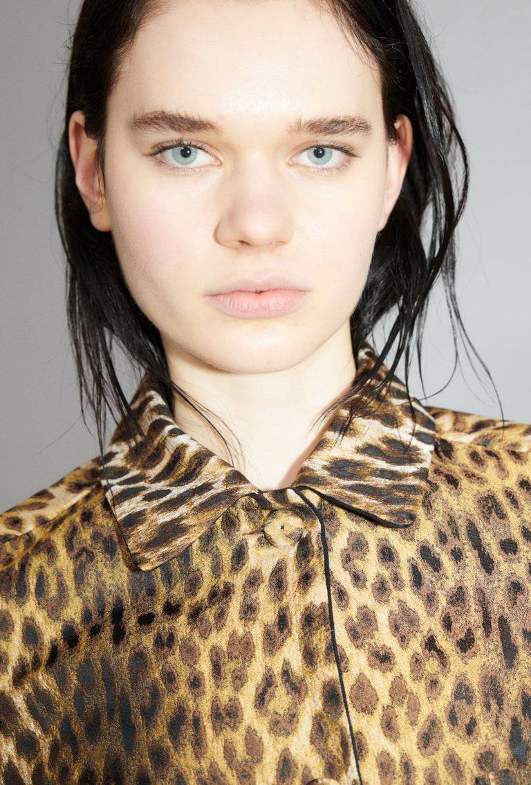 Odeeh Leopard Jaquard Jacke, Hazelnut Hotsell