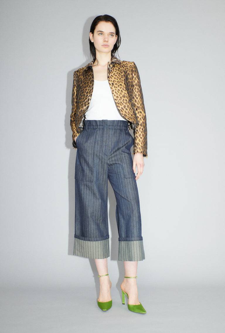 Odeeh Leopard Jaquard Jacke, Hazelnut Hotsell