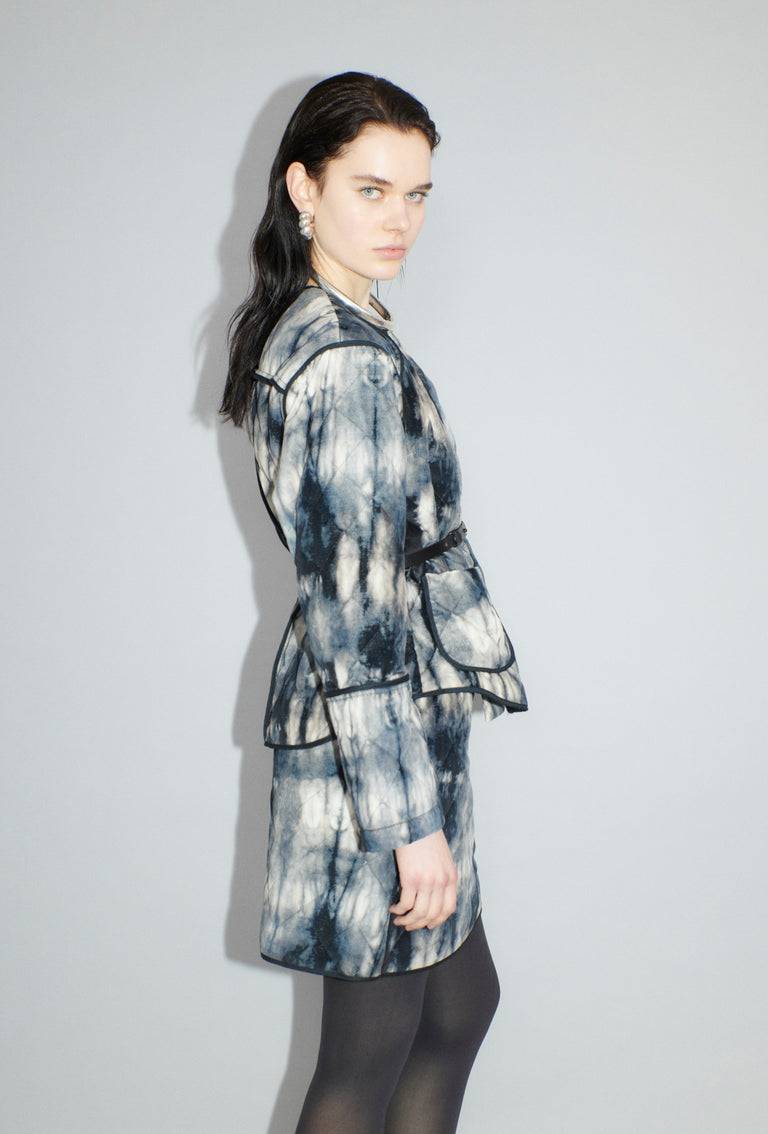 Odeeh Quilted Tie-Dye Jacke, Ink Schlussverkauf