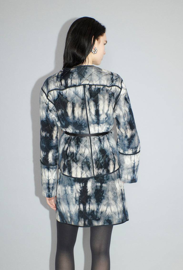 Odeeh Quilted Tie-Dye Jacke, Ink Schlussverkauf