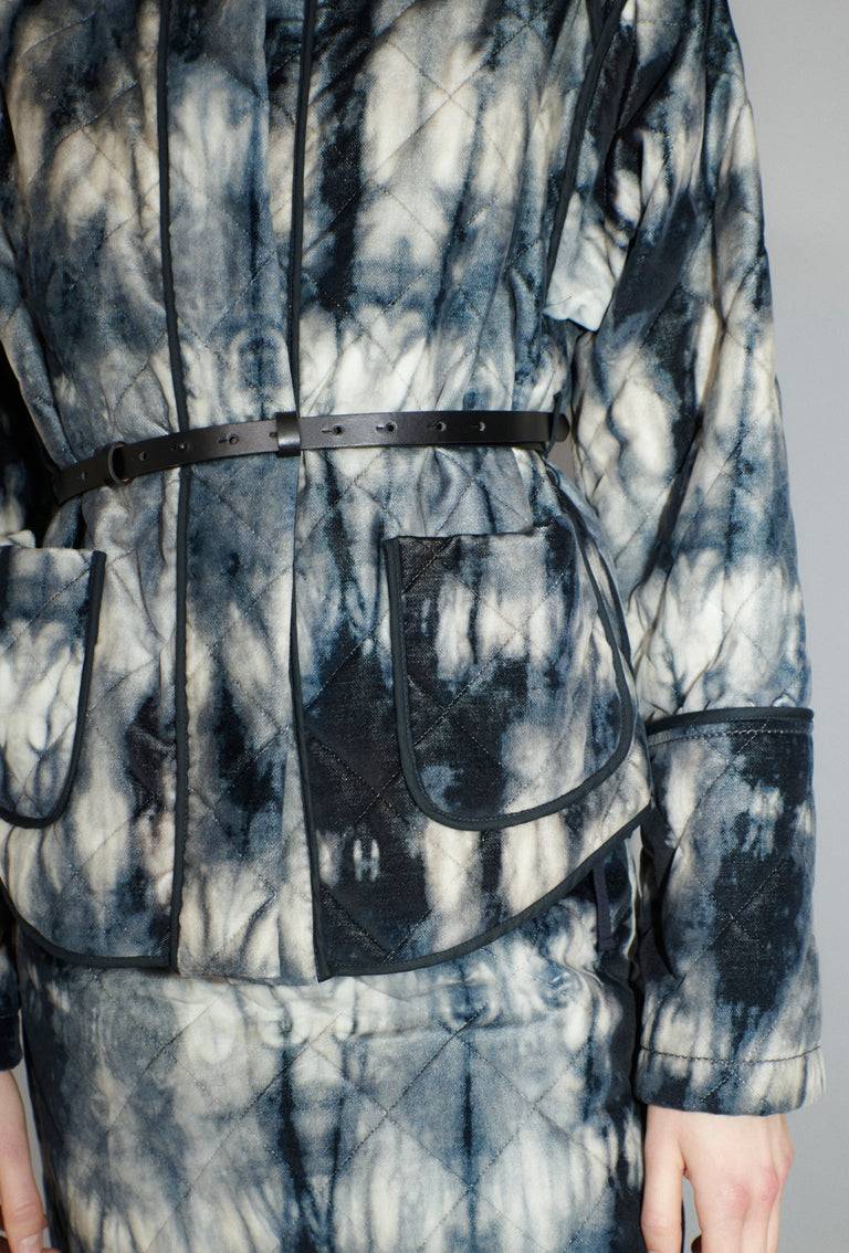 Odeeh Quilted Tie-Dye Jacke, Ink Schlussverkauf