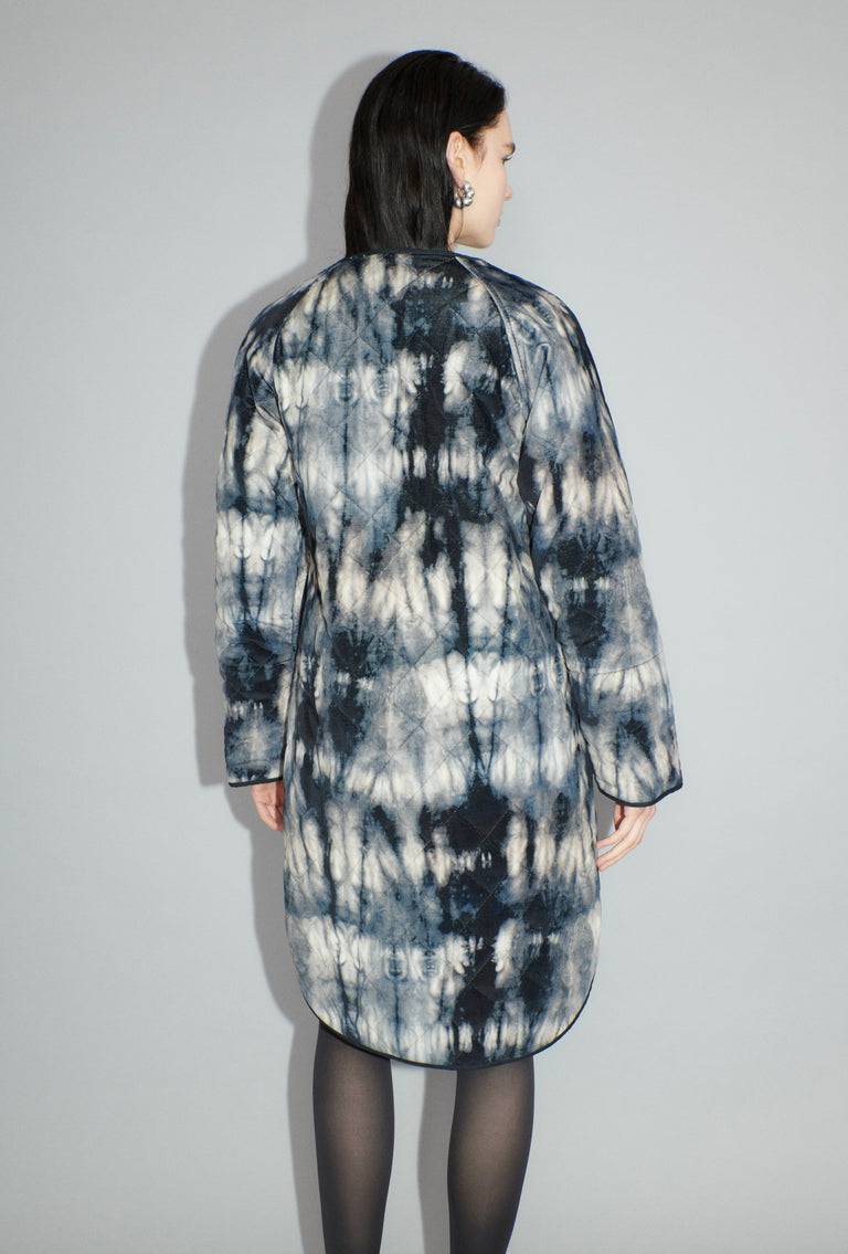 Odeeh Quilted Tie-Dye Mantel, Ink Günstiger Verkauf