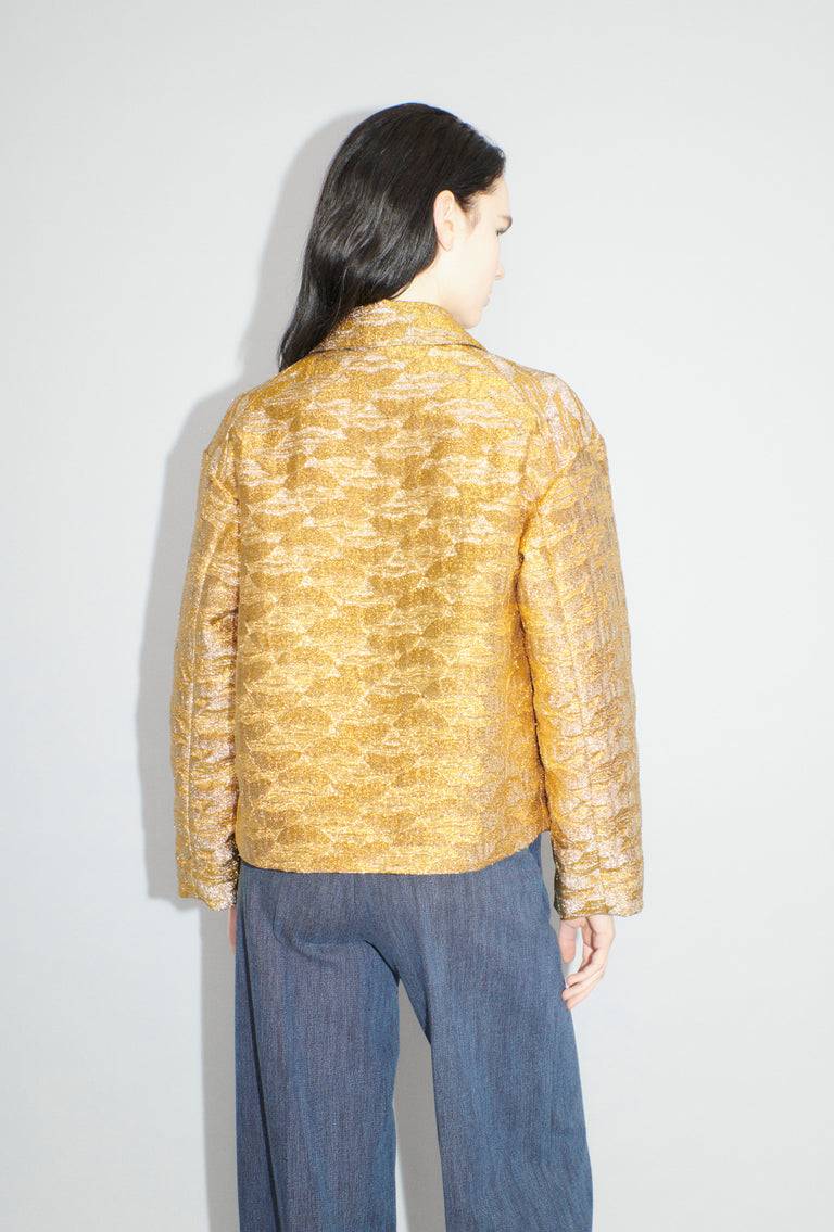 Odeeh Golden Flood Jacke, Gold Fabrikverkauf