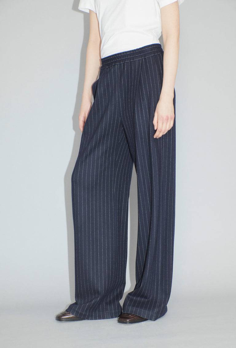 Odeeh Pin Stripe Jersey Hose, Navy Online Shopping