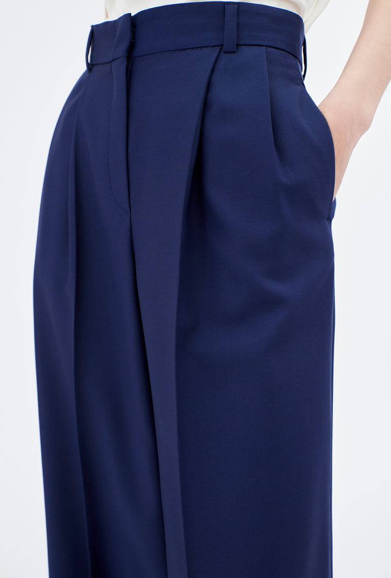 Odeeh Soft Wool Gabardine Hose, Ink Black Friday