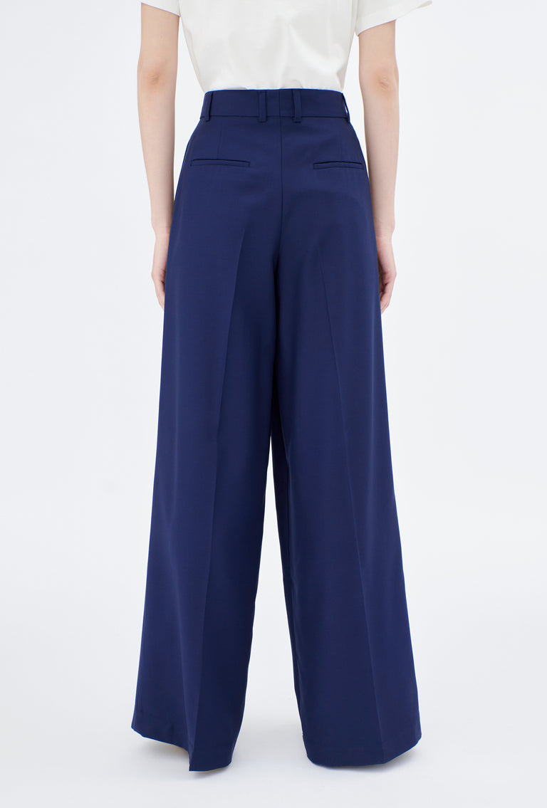 Odeeh Soft Wool Gabardine Hose, Ink Black Friday