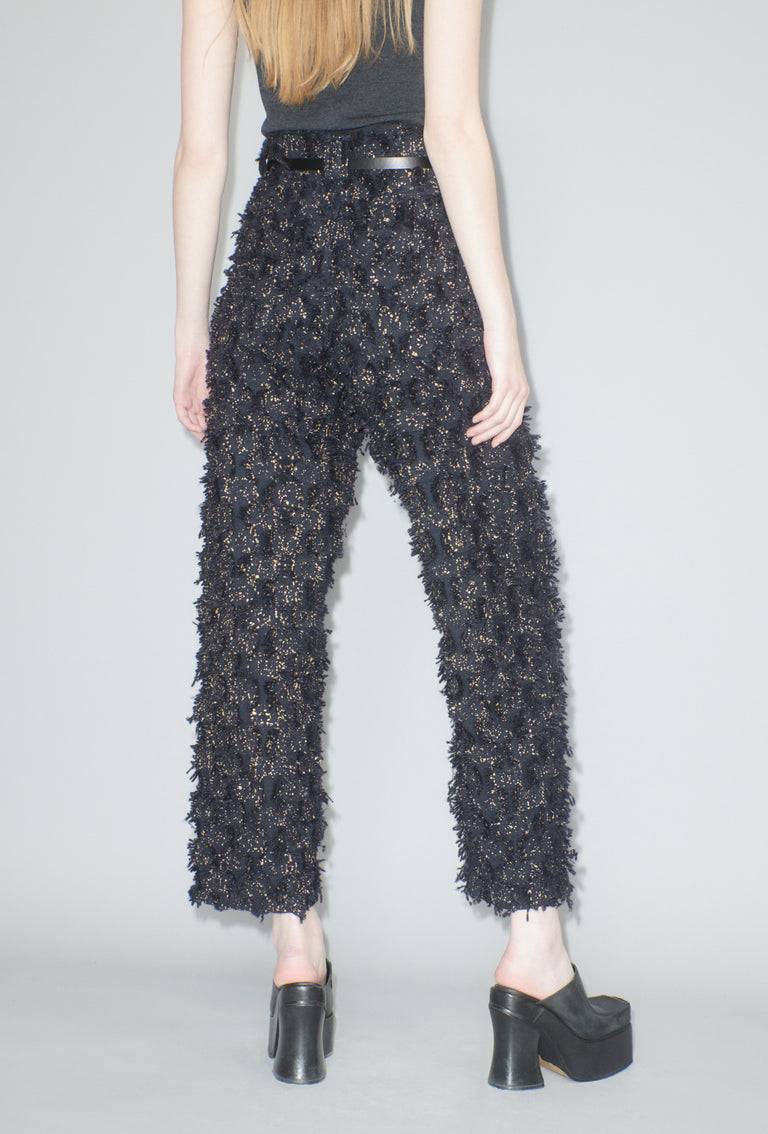 Odeeh Gold Sprinkled Fringes Hose, Midnight Jubiläumsangebot