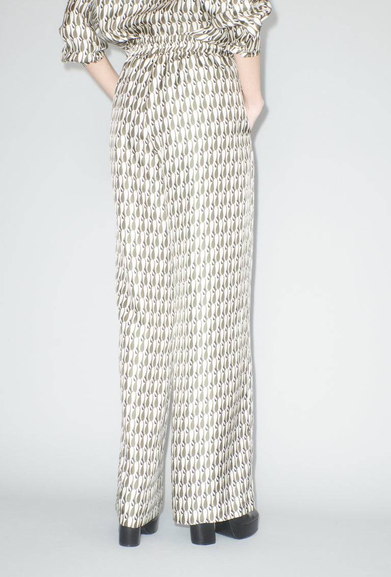 Odeeh Abstract Penguins Hose, Brown Olive Neueste Mode