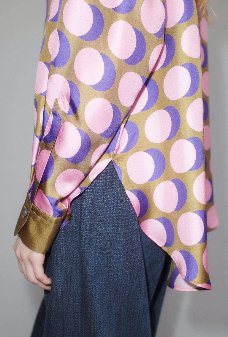 Odeeh Double Dot Bluse, Candy Riesige Ersparnisse