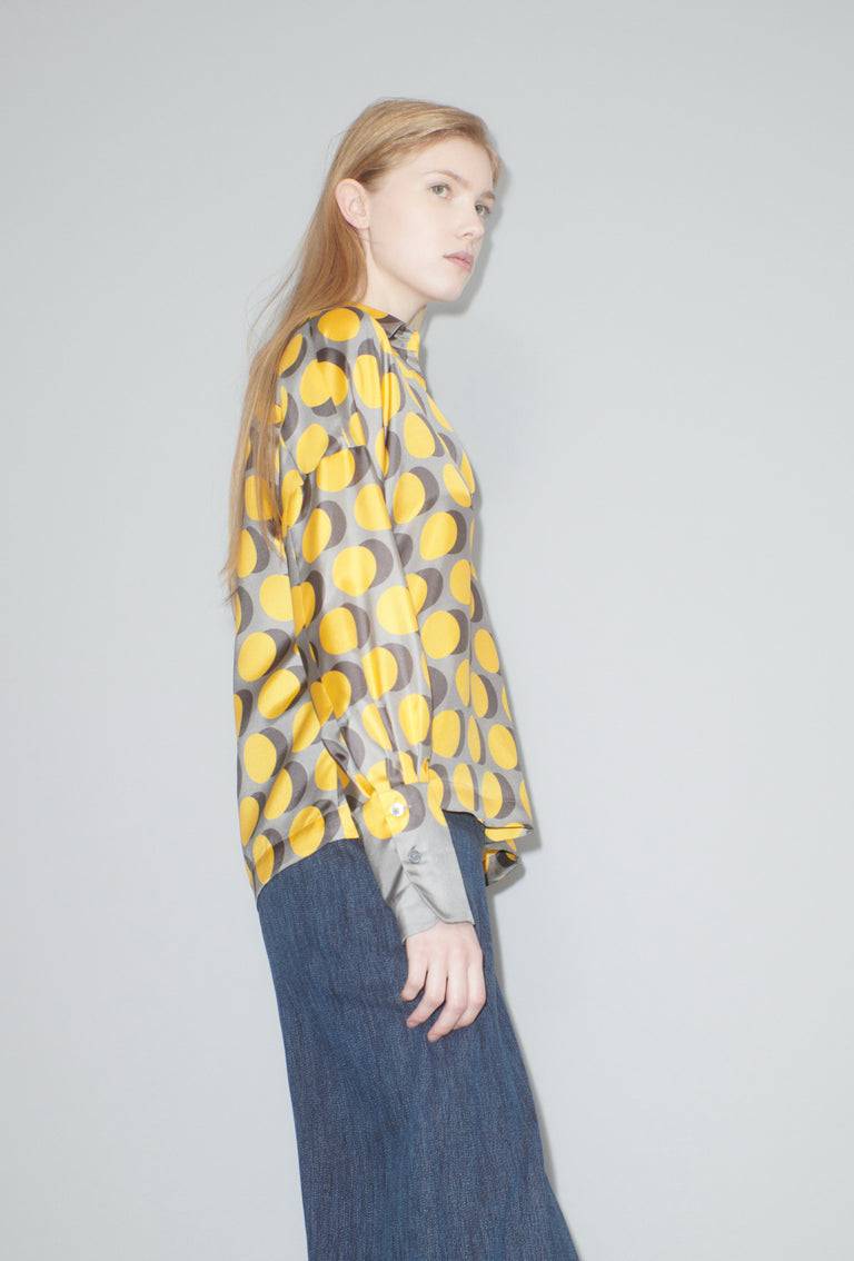 Odeeh Double Dot Bluse, Golden Yellow VIP-Rabatte