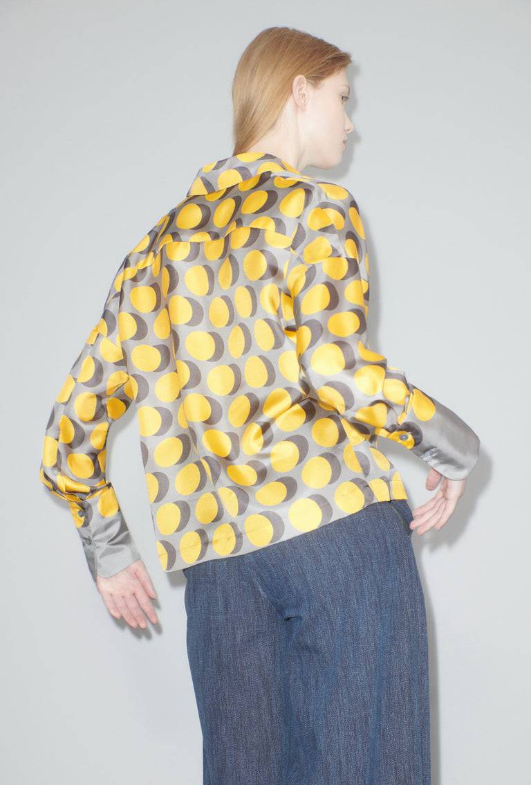 Odeeh Double Dot Bluse, Golden Yellow VIP-Rabatte