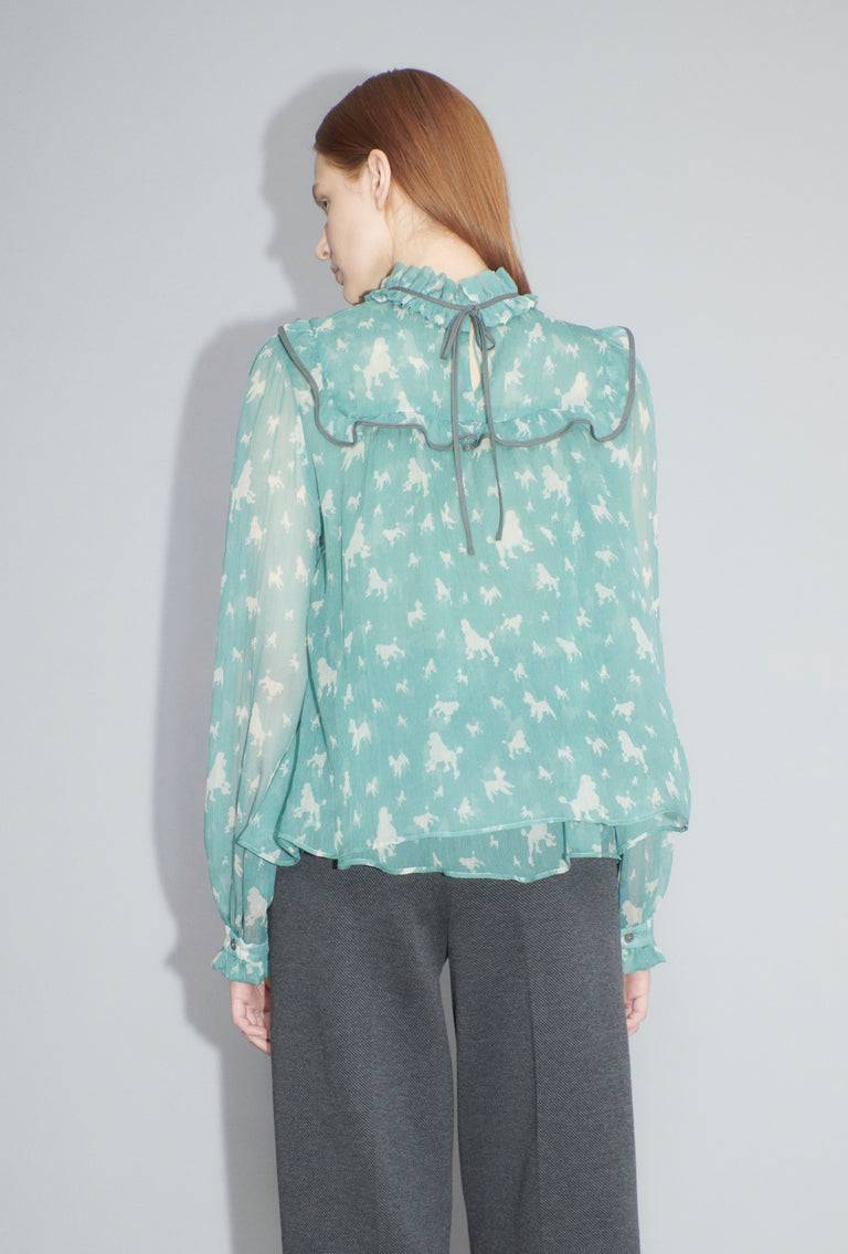 Odeeh Mini Poodles Bluse, Sea Green JETZT KAUFEN