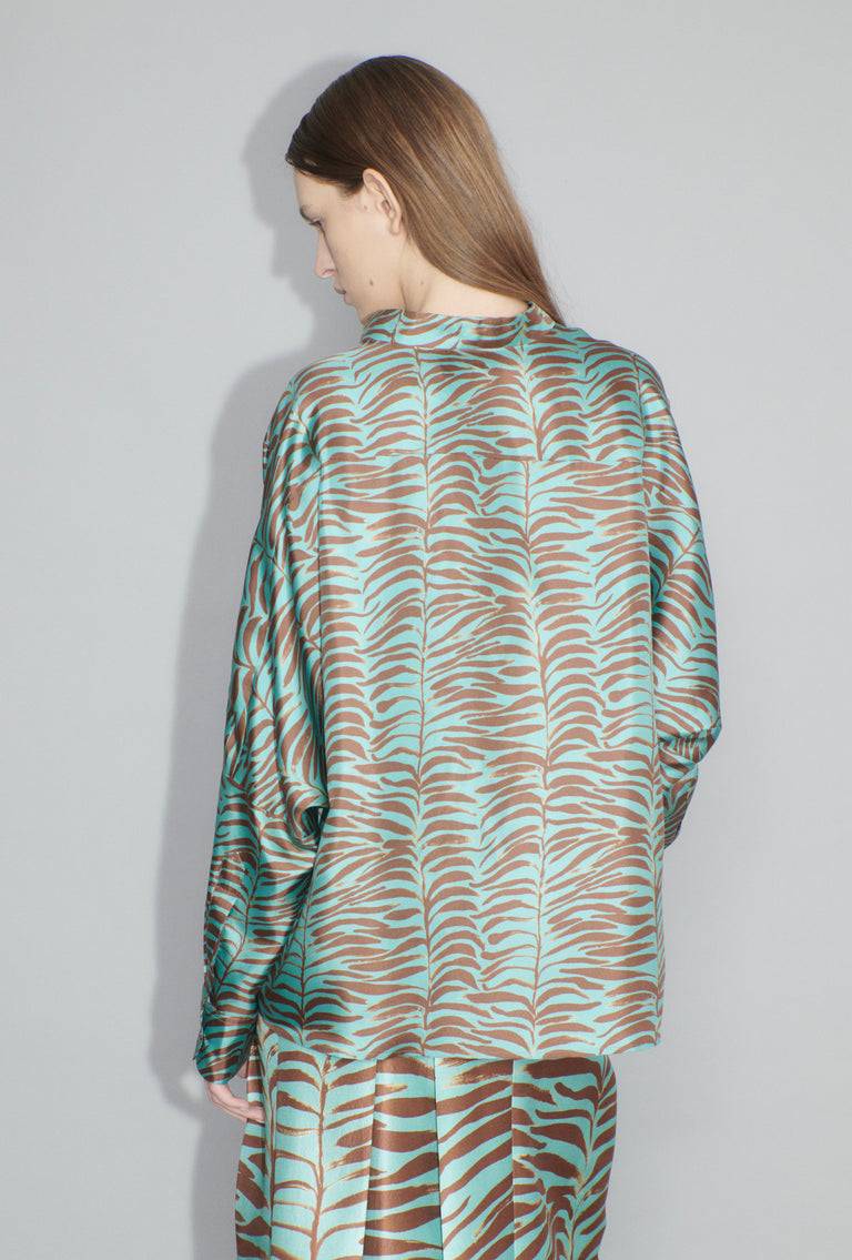 Odeeh Op-Art Tree Bluse, Shellac Neueste Stile