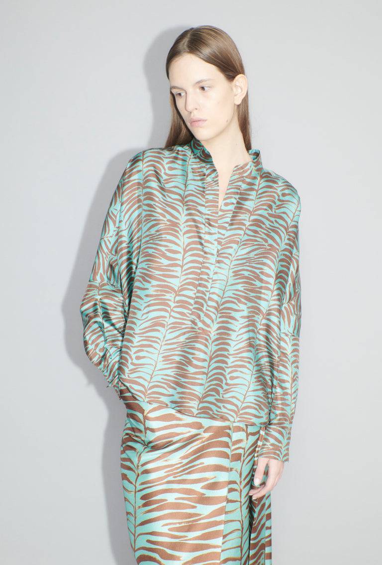Odeeh Op-Art Tree Bluse, Shellac Neueste Stile