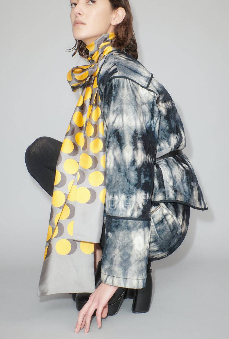 Odeeh Double Dot Schal, Golden Yellow Fabrikladen