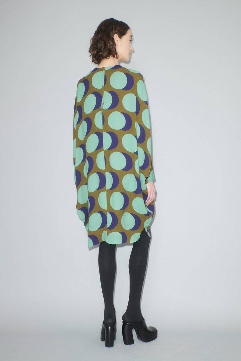 Odeeh Big Double Dot Kleid, Moss 50% Rabatt für begrenzte Zeit