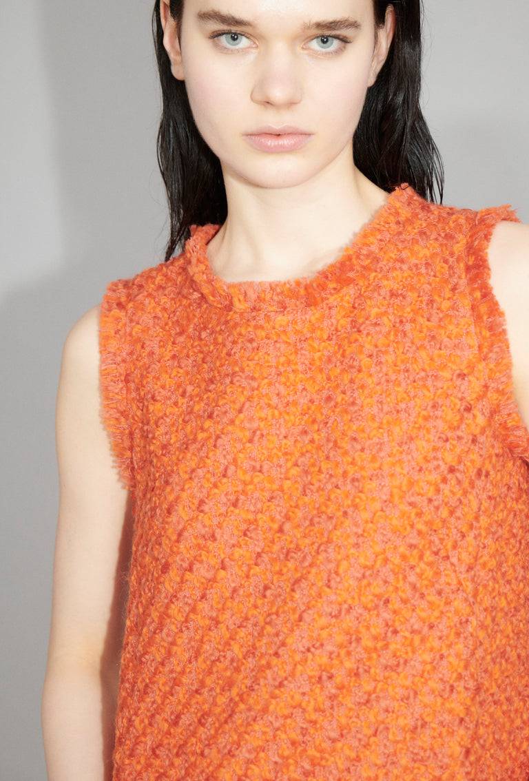 Odeeh Bouclé Tweed Kleid, Mandarin Hotsell