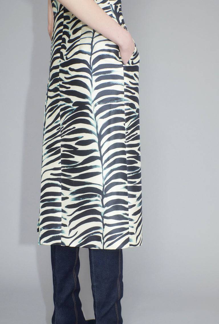 Odeeh Big Op-Art Tree Kleid, Black White Flash Sale
