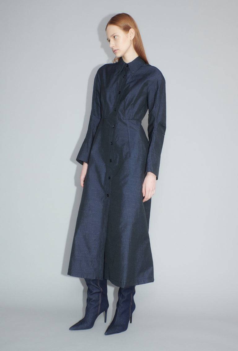 Odeeh Struct Taffeta Kleid, Midnight Online Shopping