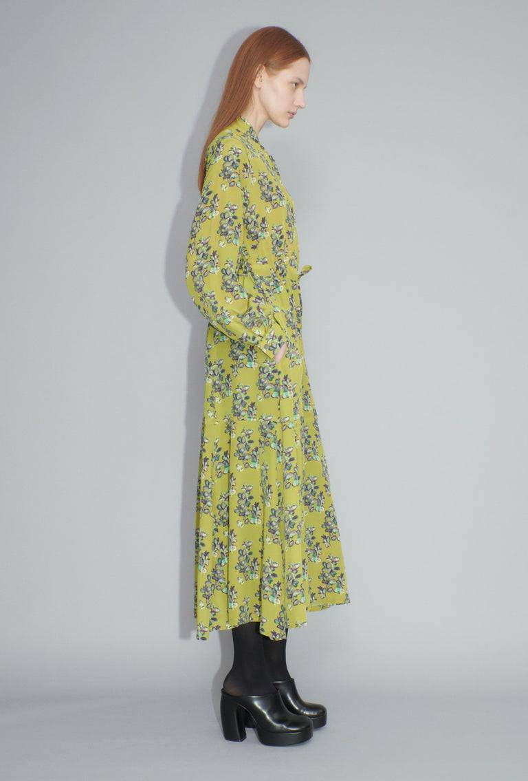 Odeeh Painted Blossoms Kleid, Citrine Exklusivangebot