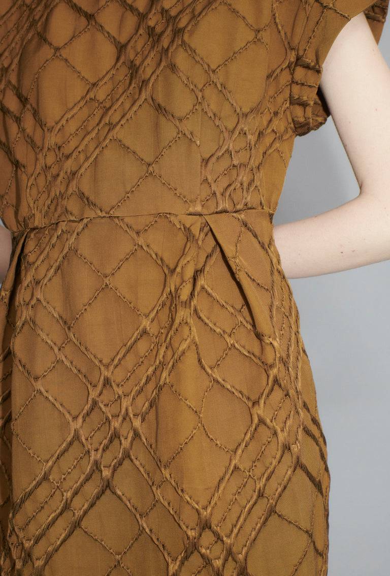 Odeeh Relief Rhombs Kleid, Shellac Preisnachlass