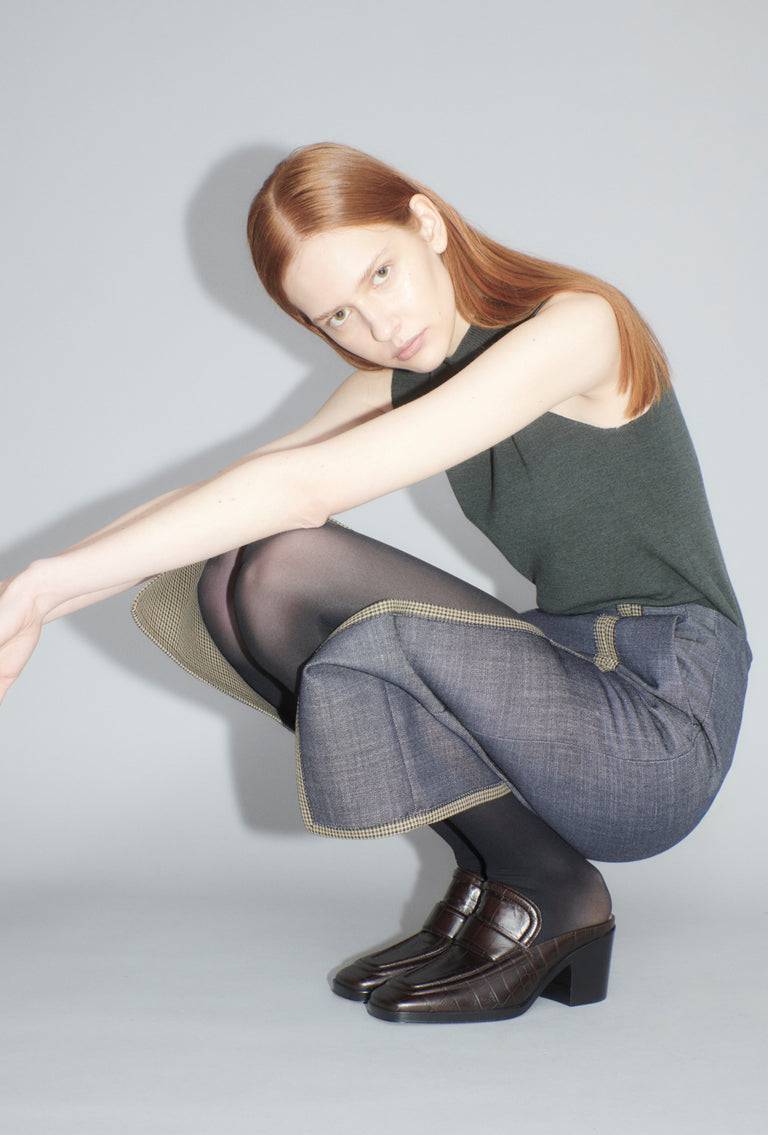 Odeeh Bounded Denim Rock, Indigo Neueste Mode