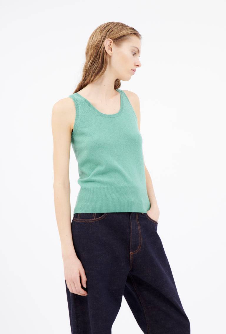 Odeeh Light Cashmere Top, Mermaid Green Blitzangebot