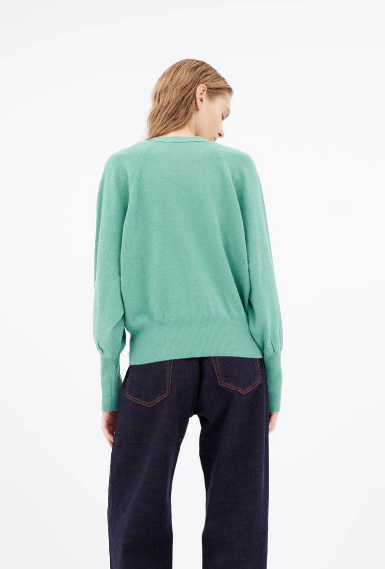 Odeeh Light Cashmere Cardigan, Mermaid Green Große Rabatte