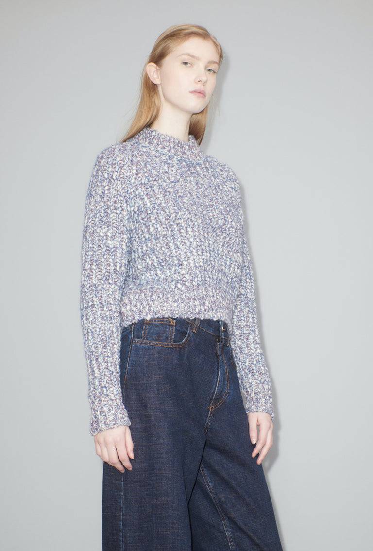 Odeeh Marbled Alpaca Wool Pullover, Light Mauve Tägliche Deals