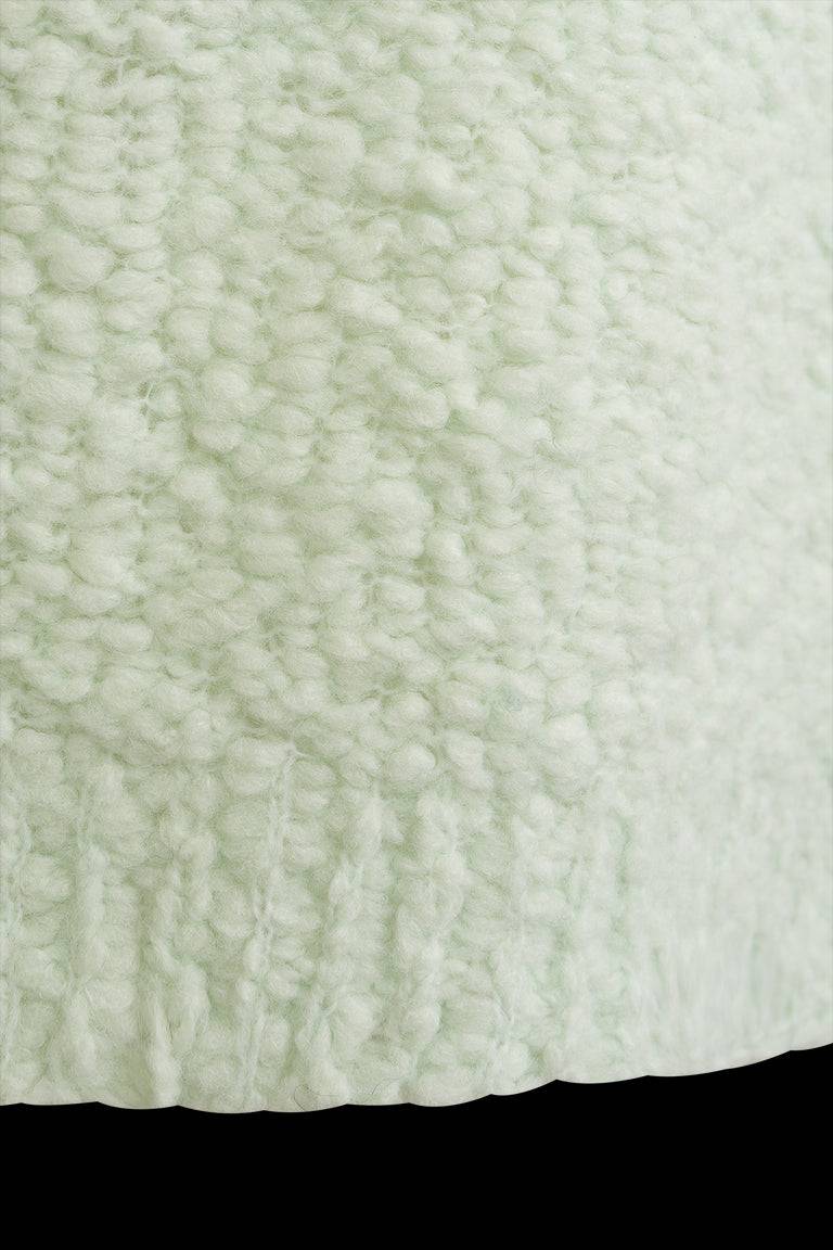 Odeeh Fluffy Wick-Yarn Pullover, Ice Green Letzte 3 Tage