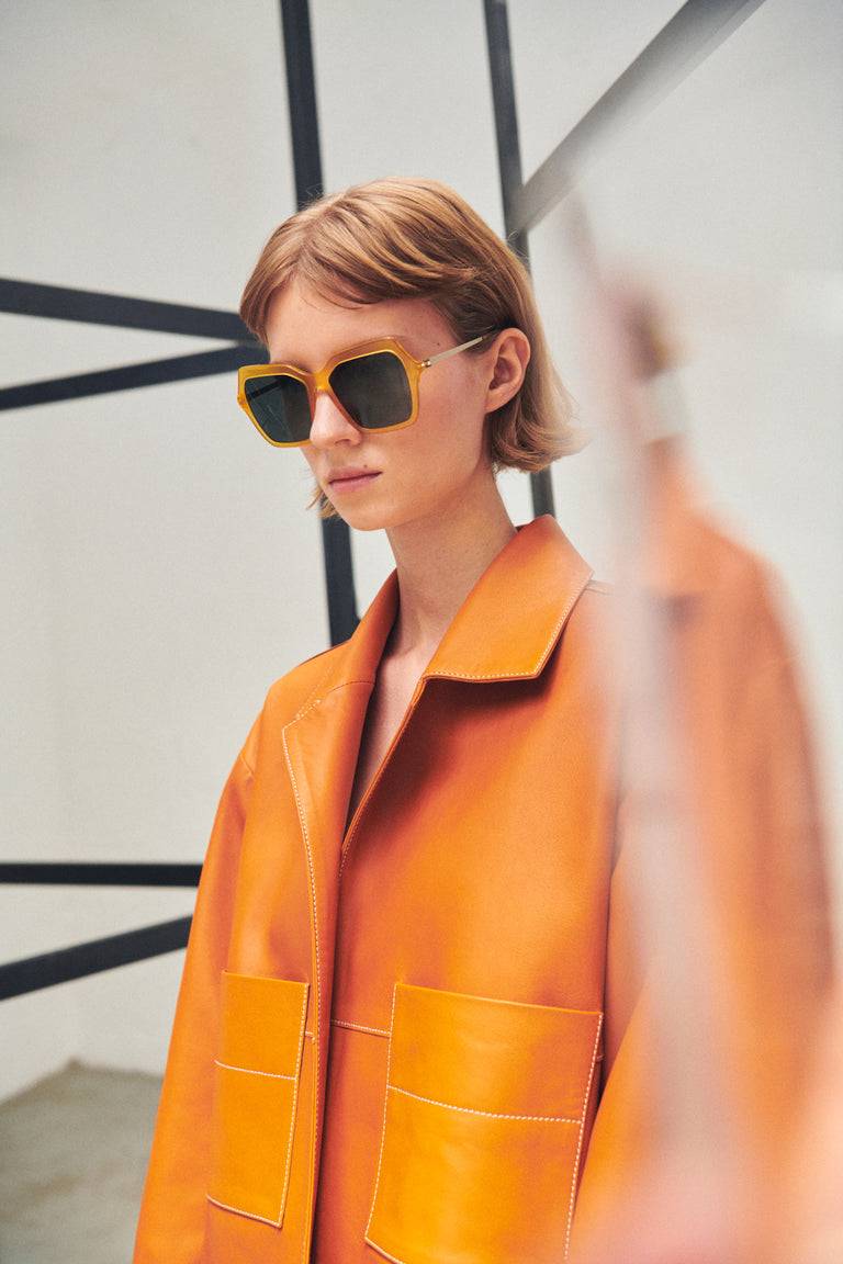 Odeeh NEUBAU Phaedra Sonnenbrille, Honey/Gold Letzte 2 Tage