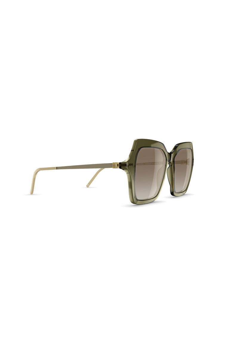 Odeeh NEUBAU Phaedra Sonnenbrille, Green/Olive Zeitbegrenzte Promotion